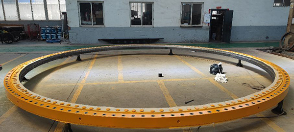 Slewing ring with outer diameter of 7100mm, for shield tunneling machine