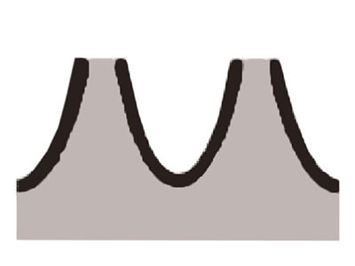 Tooth flanks and base hardening