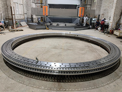 Precision slewing ring bearing with an outer diameter of 5100mm was exported to the USA