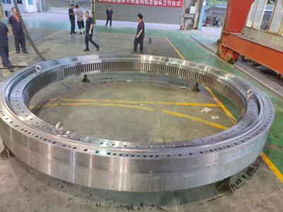 Slewing bearings with an outer diameter of 5300mm was exported to Russia