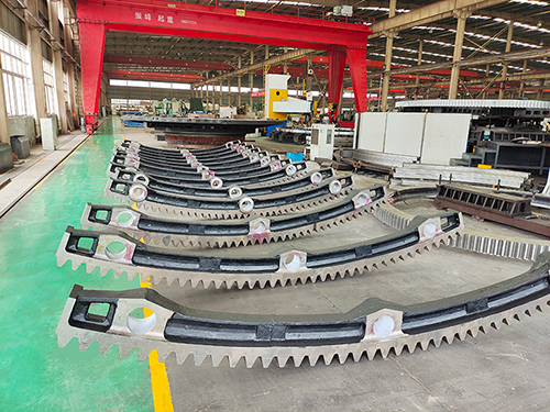 Split gear ring with 11,304mm outer diameter exported to South Africa